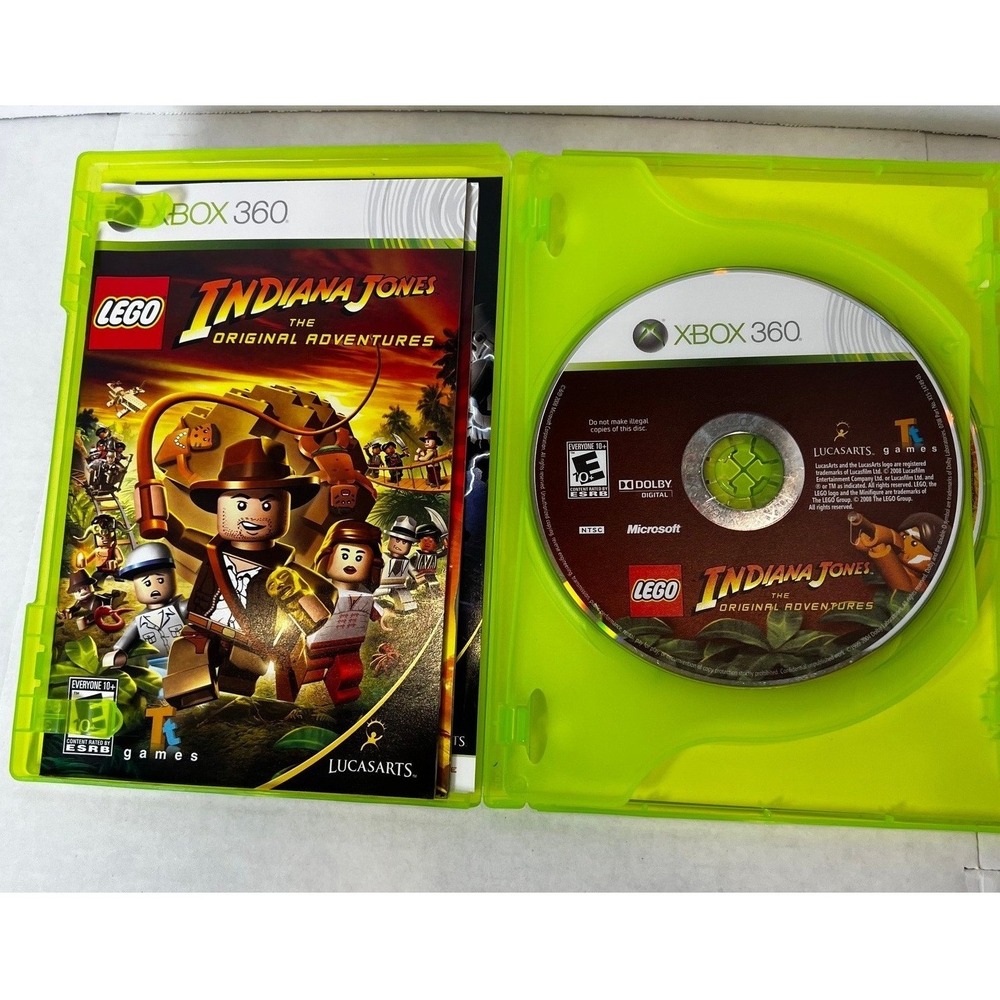 LEGO Indiana Jones & Kung Fu Panda Xbox 360 Bundle Complete with Manuals - Picture 2 of 4